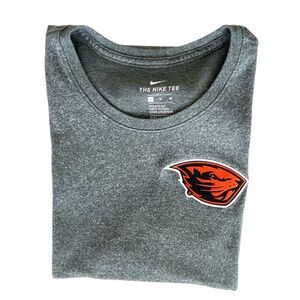 The Nike Tee Men's Oregon State University Beavers Gray TShirt Size XL